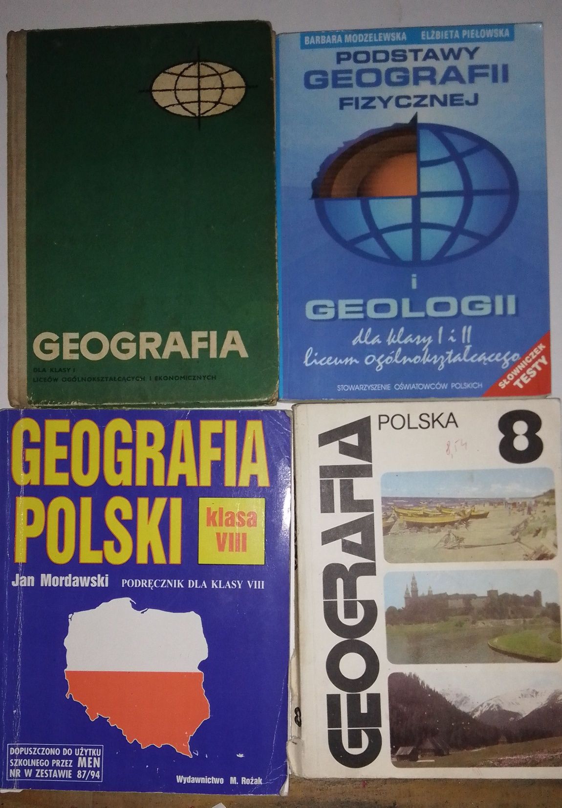 Geografia - stare podręczniki