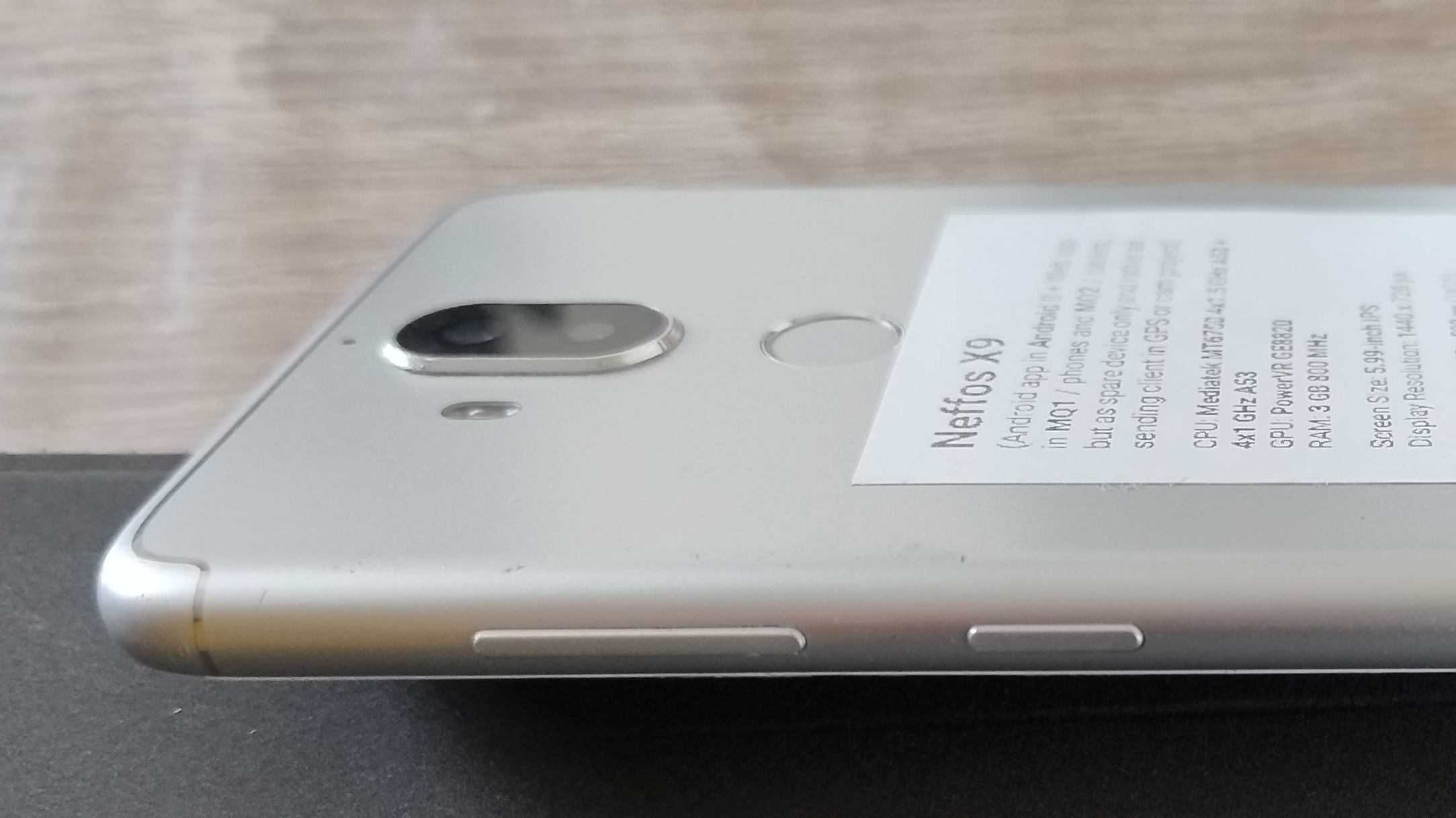 Telefon TP-LINK Neffos X9, trzaśnięty ekran, ale jest moc!