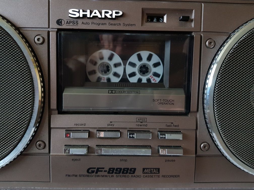 Sharp gf 8989 магнітофон.