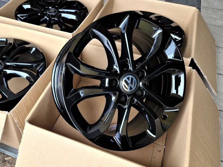 Alufelgi 17 5x112 Czarne VW Audi Seat Skoda Mercedes Oryginalne ! 476#