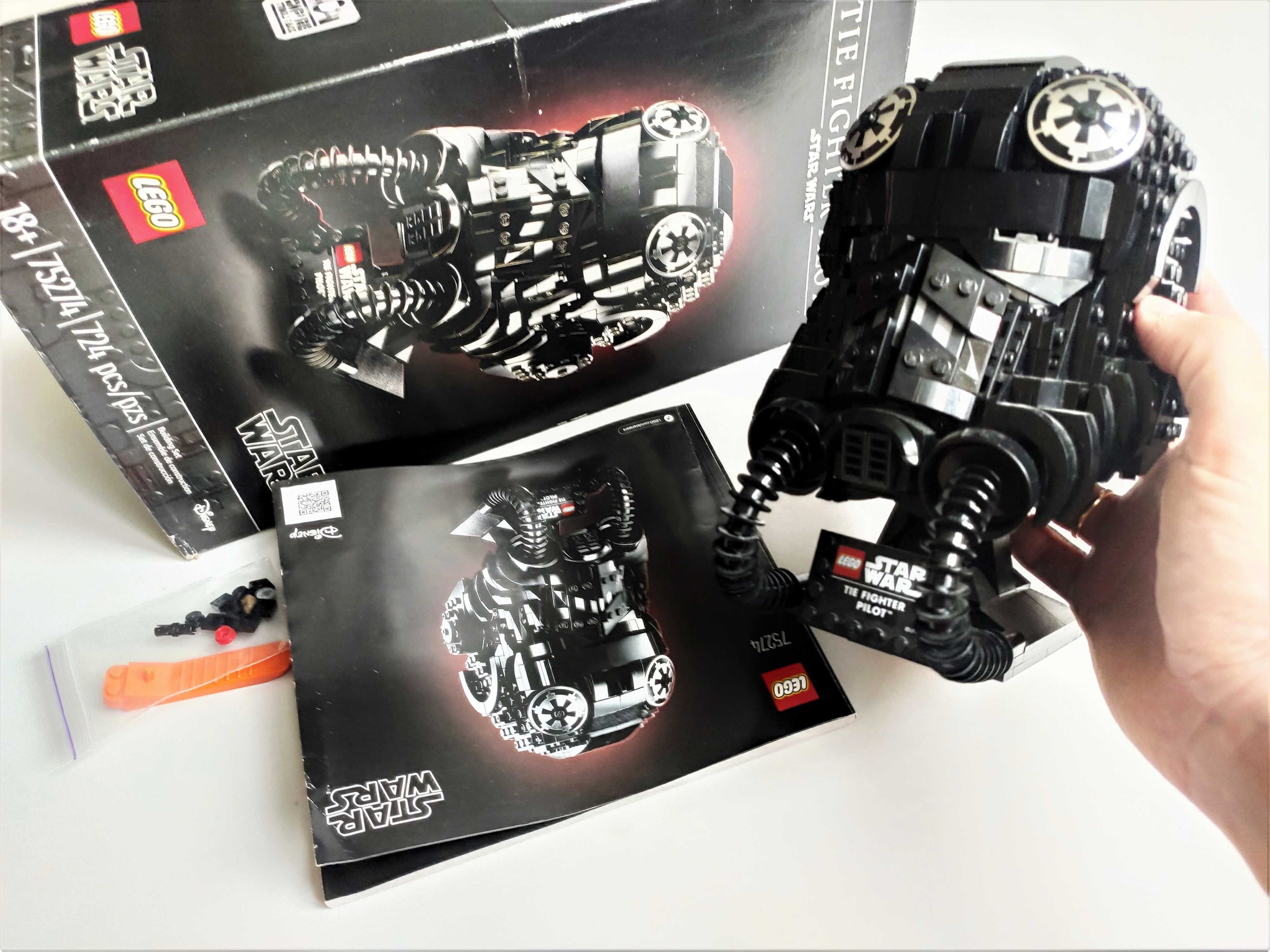 Hard to find! Lego Star Wars 75274 TIE Fighter Pilot Helmet шолом шлем