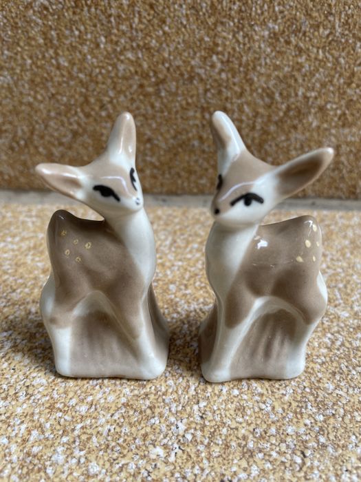 Łomonosow - porcelanowa figurka - Jelonek