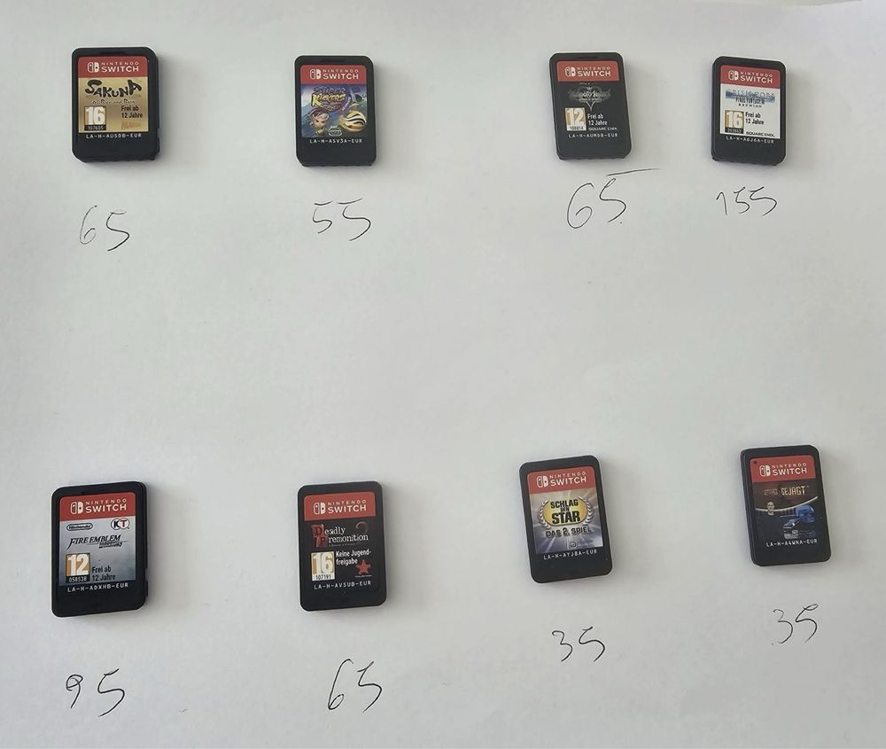 Gry nintendo switch cena za caly zestaw