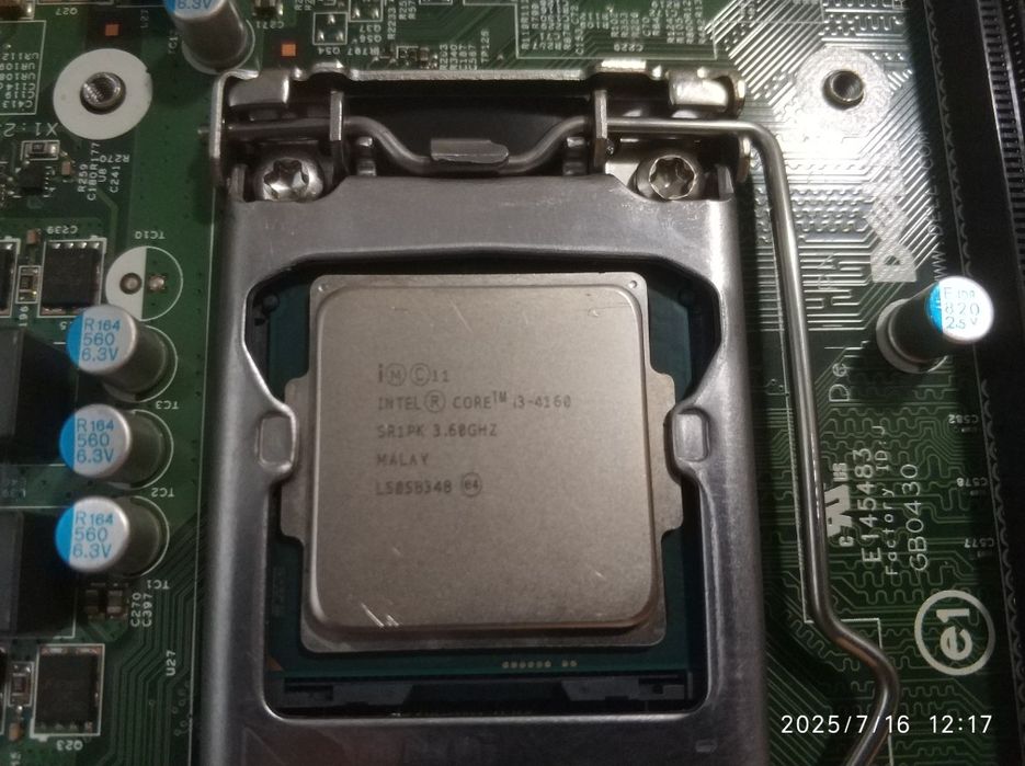 Płyta główna Dell z procesorem i3 nie działa