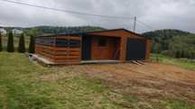 Garaze blaszaki garaz 10x7  Drewnopodobny
