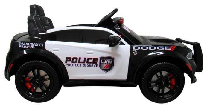 DOGE POLICE SRT Auto na akumulator EVA Skóra pilot, zdalnie sterowany.