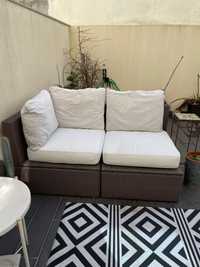 Conjunto jardim relax SOLLERÖN IKEA beje