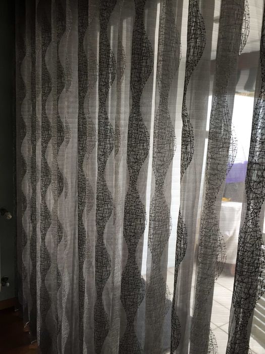 Cortinados de onda natural com 7,00 * 2,70mts