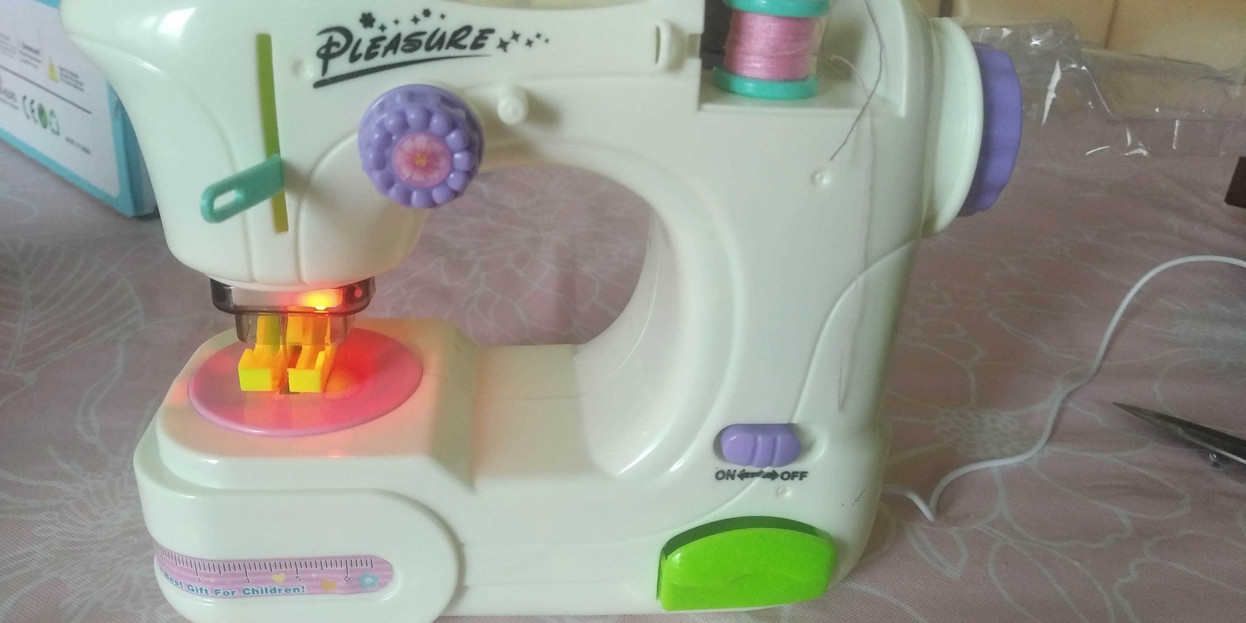 Швейна машинка іграшкова світло звук