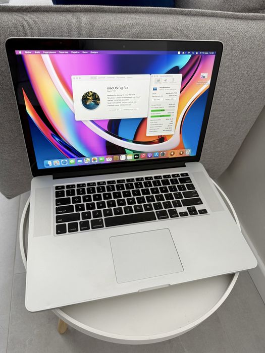 Macbook Pro 2014 (i7 2.2/4.0, 256Gb SSD , 16GB RAM, 87% АКБ )