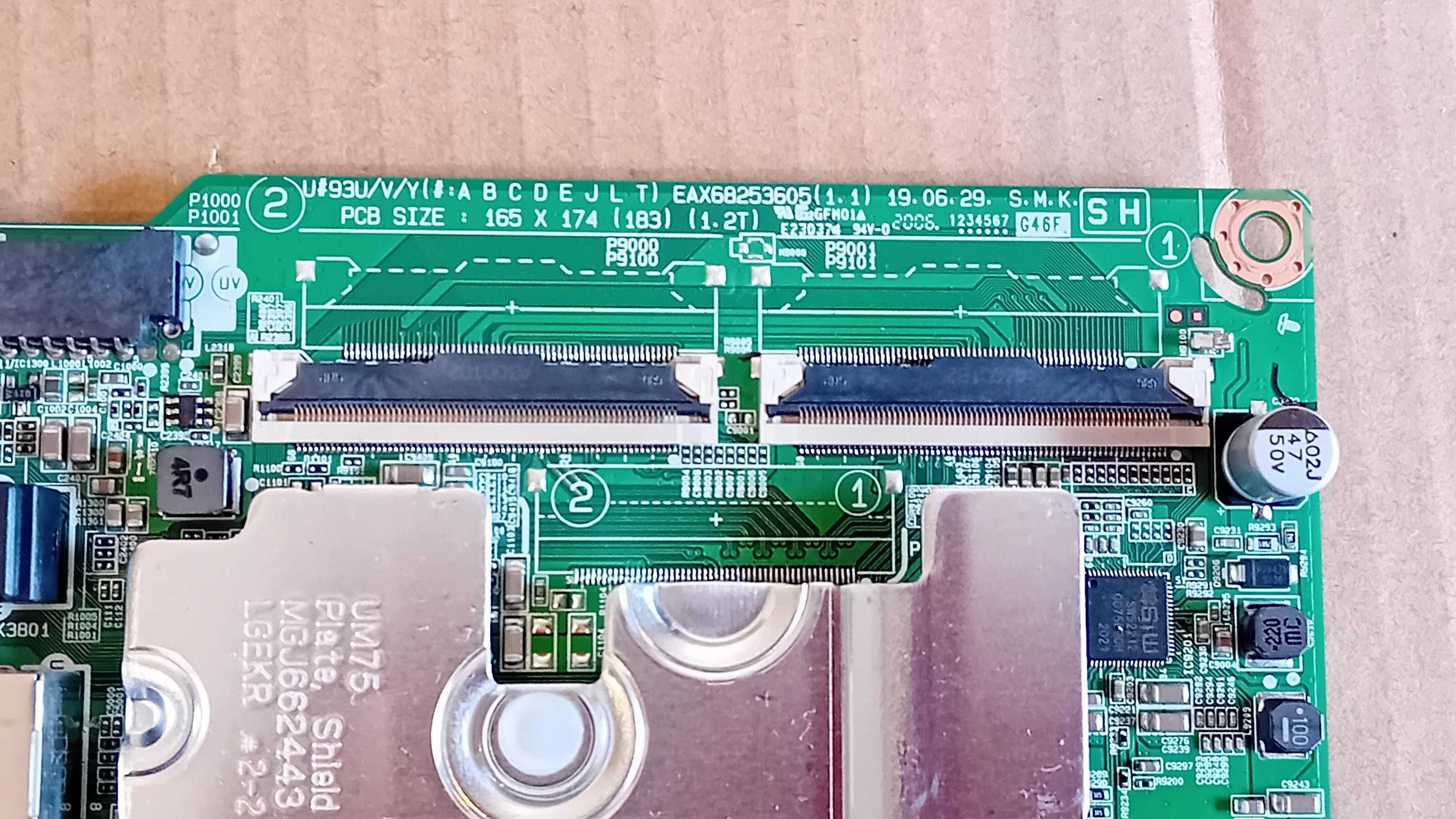 placa tv LG 55um7050