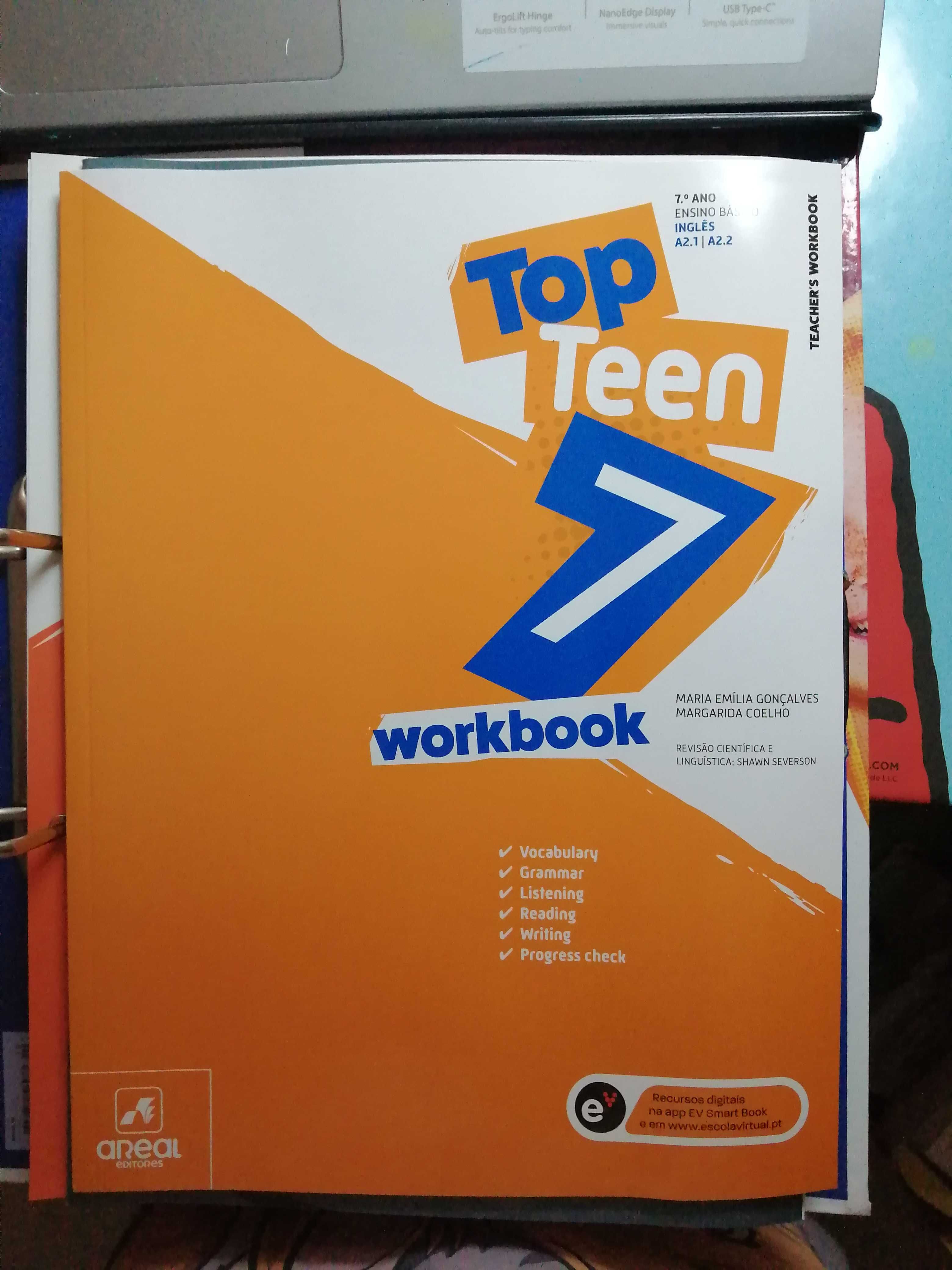 Manual escolar "Top Teen 7" (Projeto completo)
