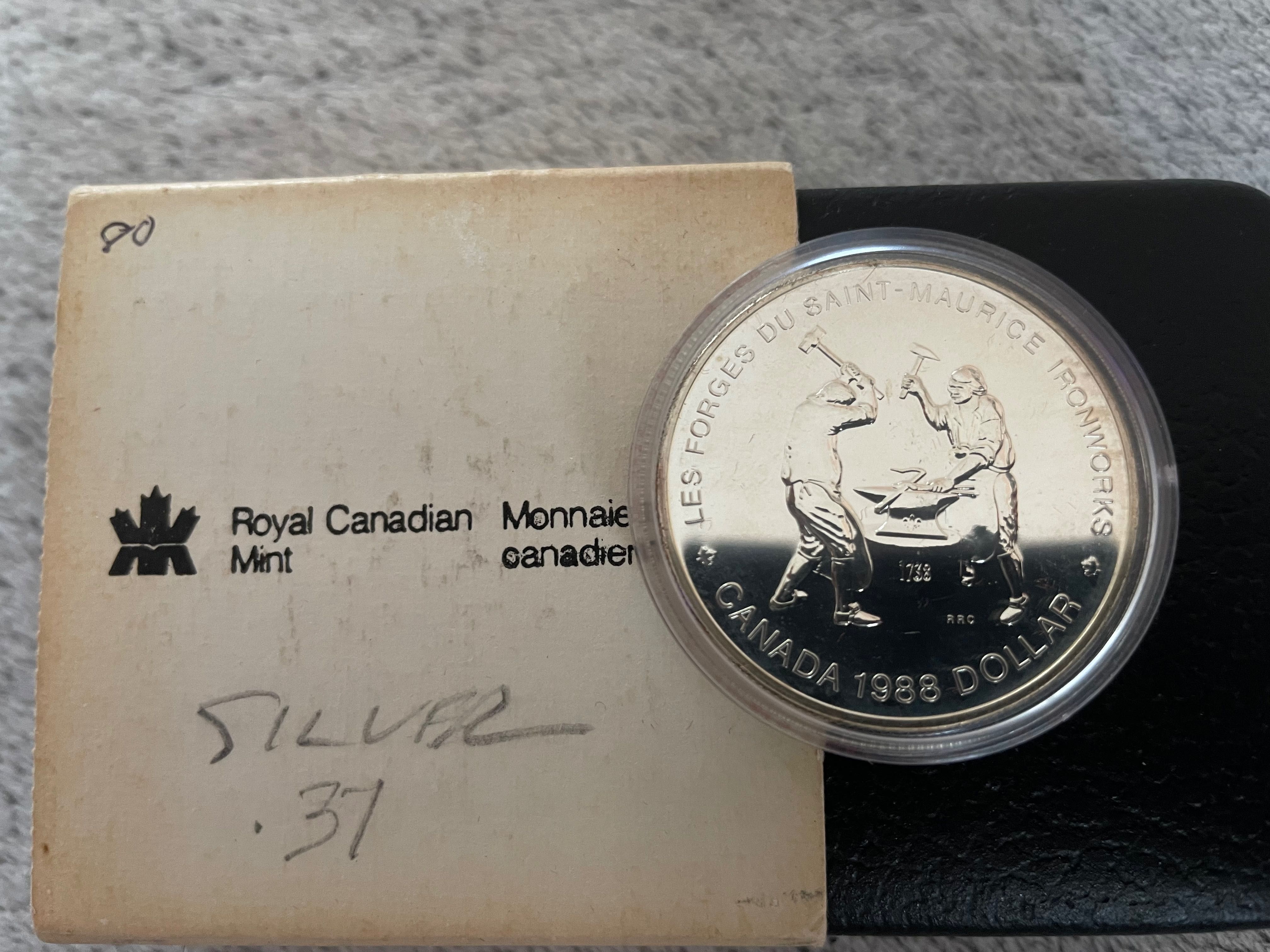 One Dollar Kanada 1998 Srebro