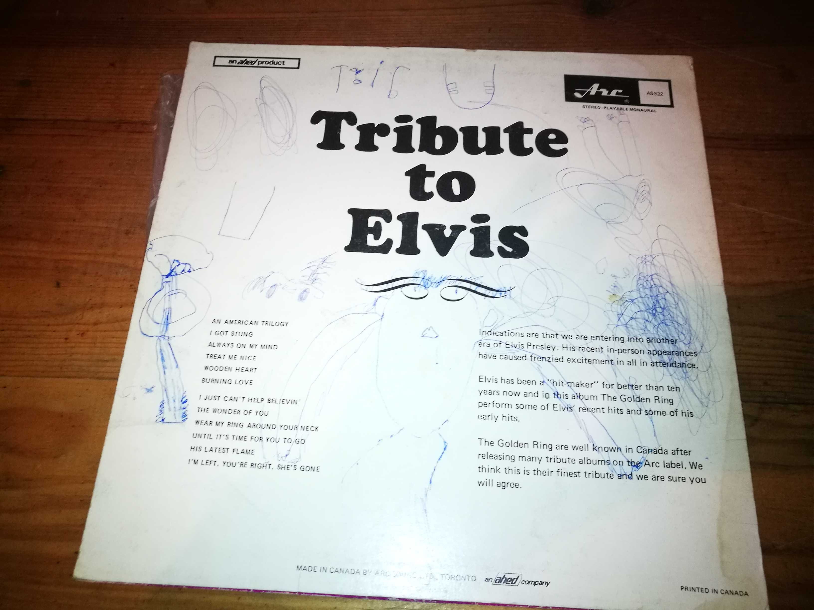 VARIOS - Tribuite To Elvis Vol 2 - The Golden Ring	LP