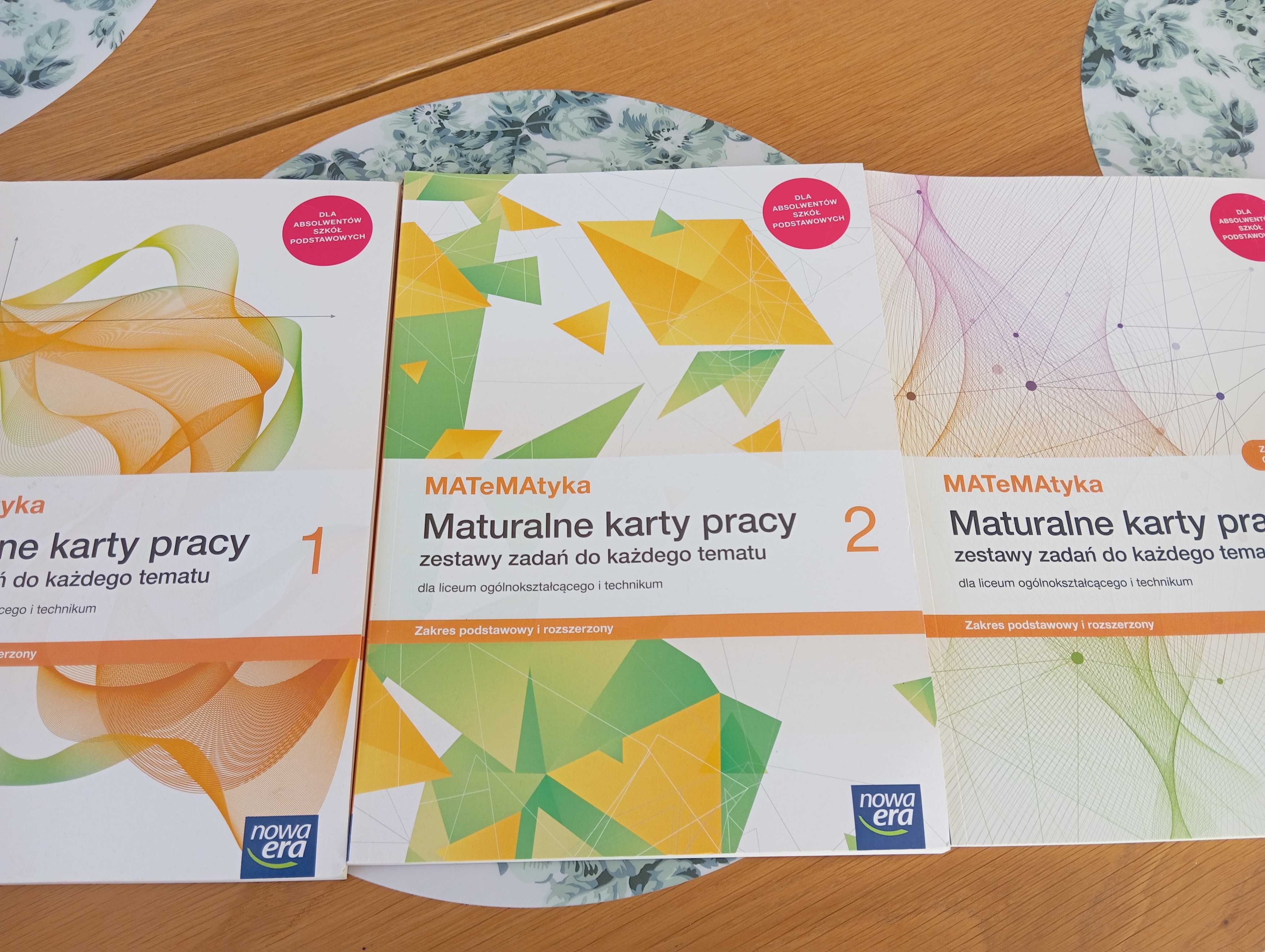 Matematyka 1,2,3 Maturalne karty pracy Nowa Era