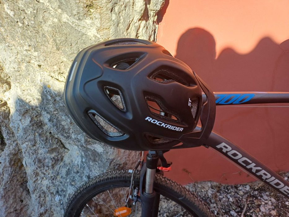 Bicicleta BTT Rockrider ST100 Quadro XL Roda 27,5 + acessórios