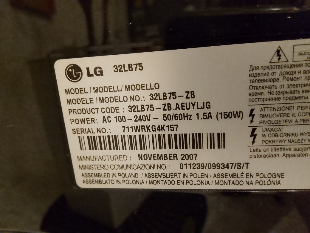 Tv LG 32 całe stan bdb