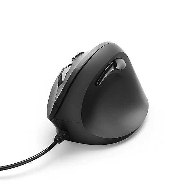 Mysz przewodowa Hama EMC-500 ergonomiczna, pionowa - czarna
