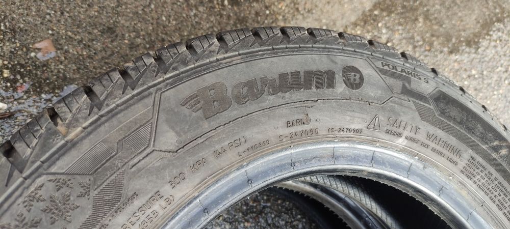 Opony zimowe z 2021r 8mm 145/80/13 Barum 6N