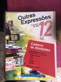 Vendo caderno de atividades 12 ano novo