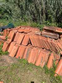 Telhas de barro usadas (bom estado)