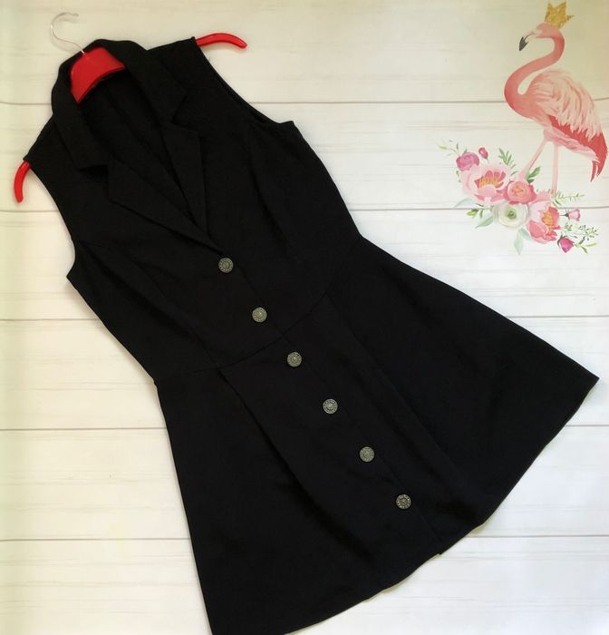 Новое чёрное платье пиджак