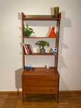 Skandynawski regał vintage teak