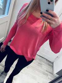 Sweter różowy H&M 36