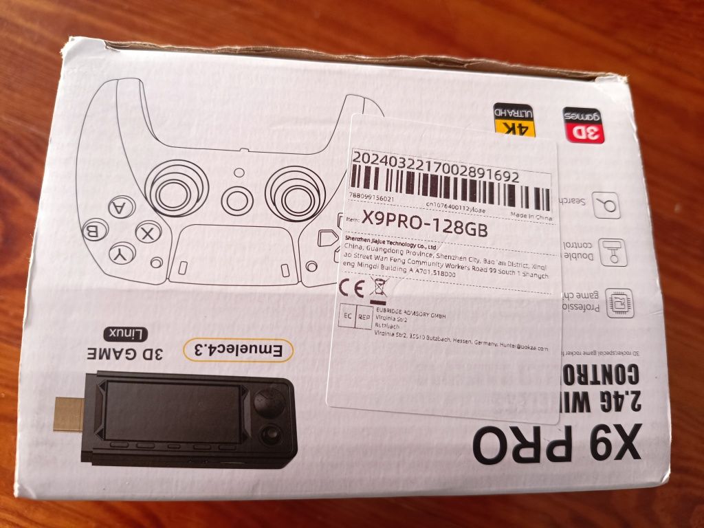 Consola x9 pro com nova