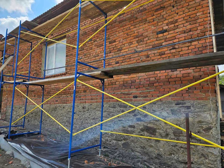 Будівельні рамні ліси 4х6 м, риштування до 40 м, строительные леса