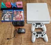 Konsola Sony PlayStation 4 Ps4 Slim white 500GB Pady + dodatki