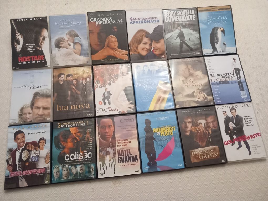 Lote 128 DVDS Originais