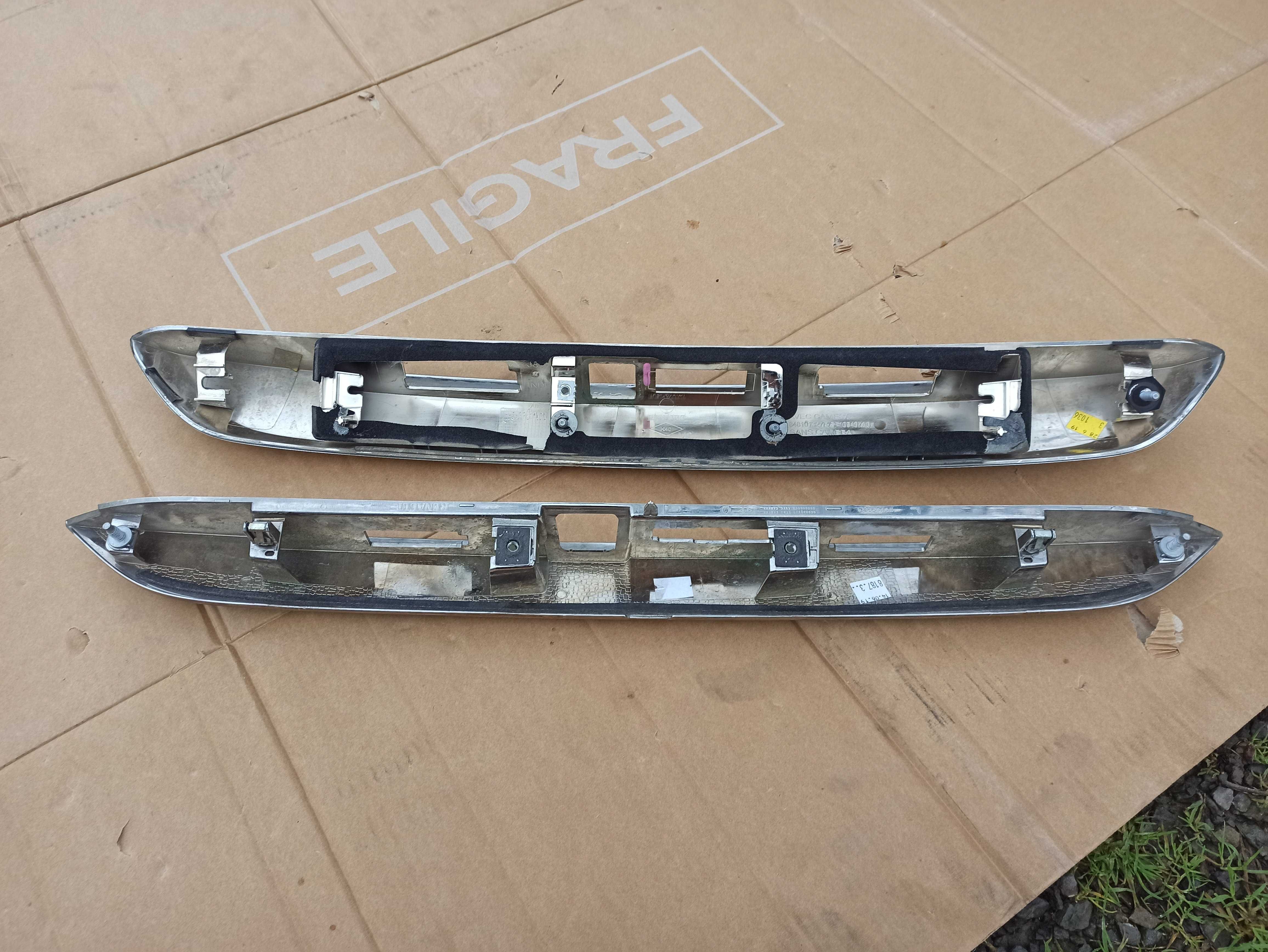 Хром Накладка Кришка багажника Ручка Renault Megane Captur Рено Каптур