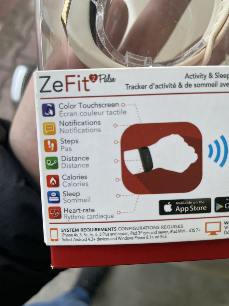 Zegarek smart band ZeFit 2 pulse