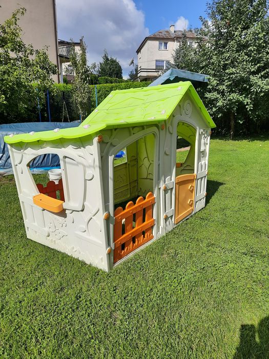 Domek ogrodowy dla dzieci plastikowy