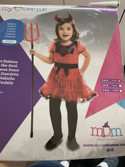 Fato de Halloween com arco