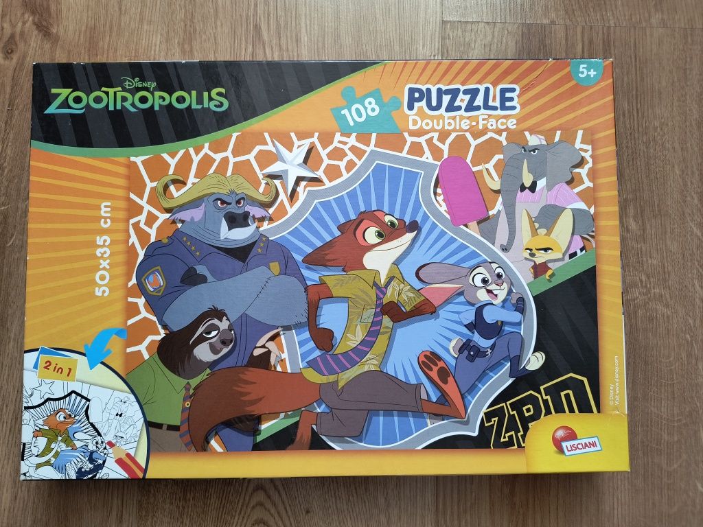 Duży zestaw puzzli