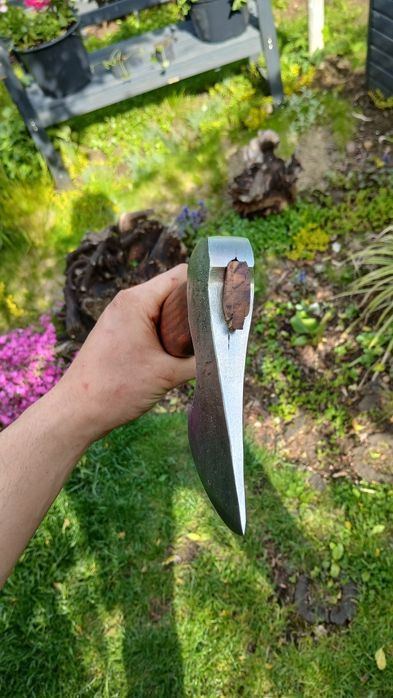 Ręcznie wykuta siekiera, topór / siekiera do lasu / bushcraft