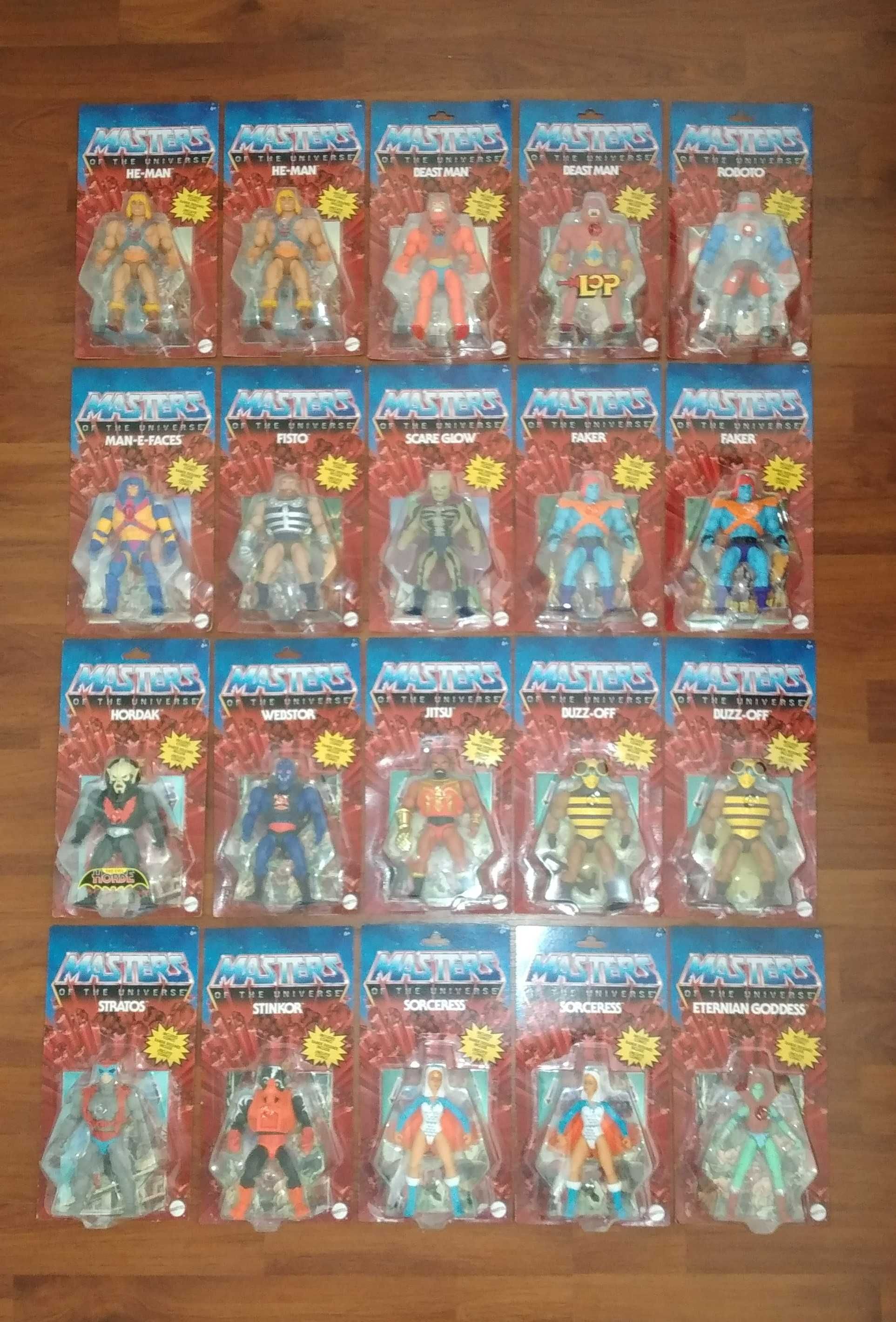 Figuras de Colecção Masters Of The Universe . Lote de 17 figuras .