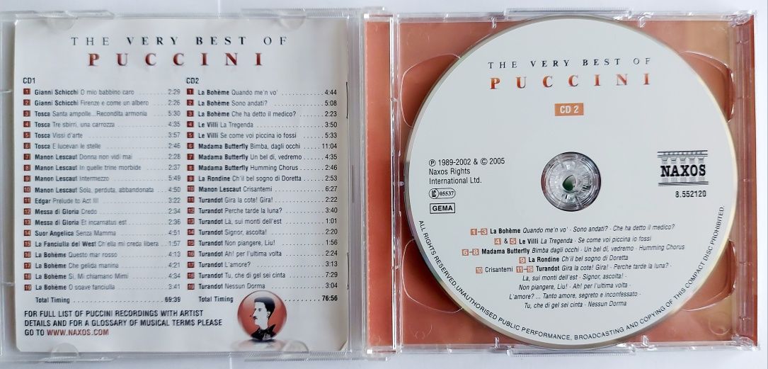 Puccini The Very Best 2CD 2005r