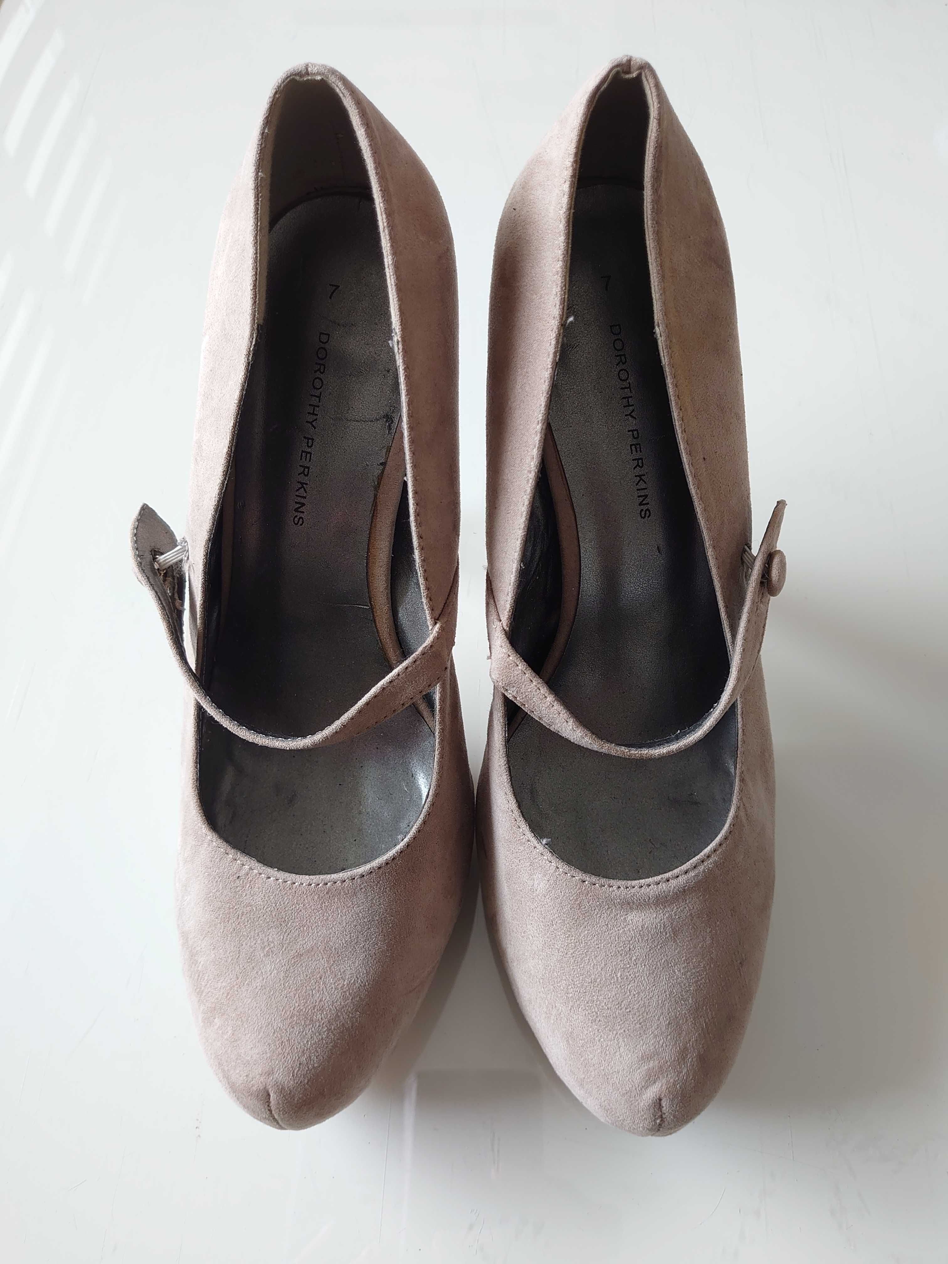 Dorothy Perkins beżowe szpilki r. 40