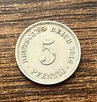5 Pfennig 1914 rok.