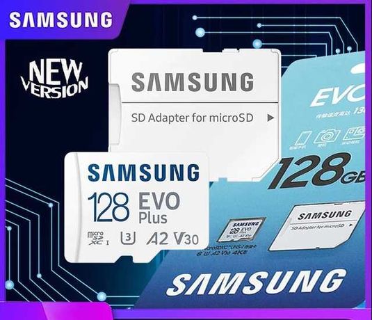 Карта памяти Samsung EVO Plus флешкарта 64GB и 128GB