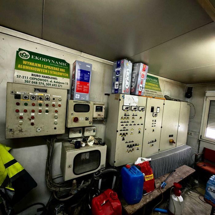 kontener po węźle betoniarskim