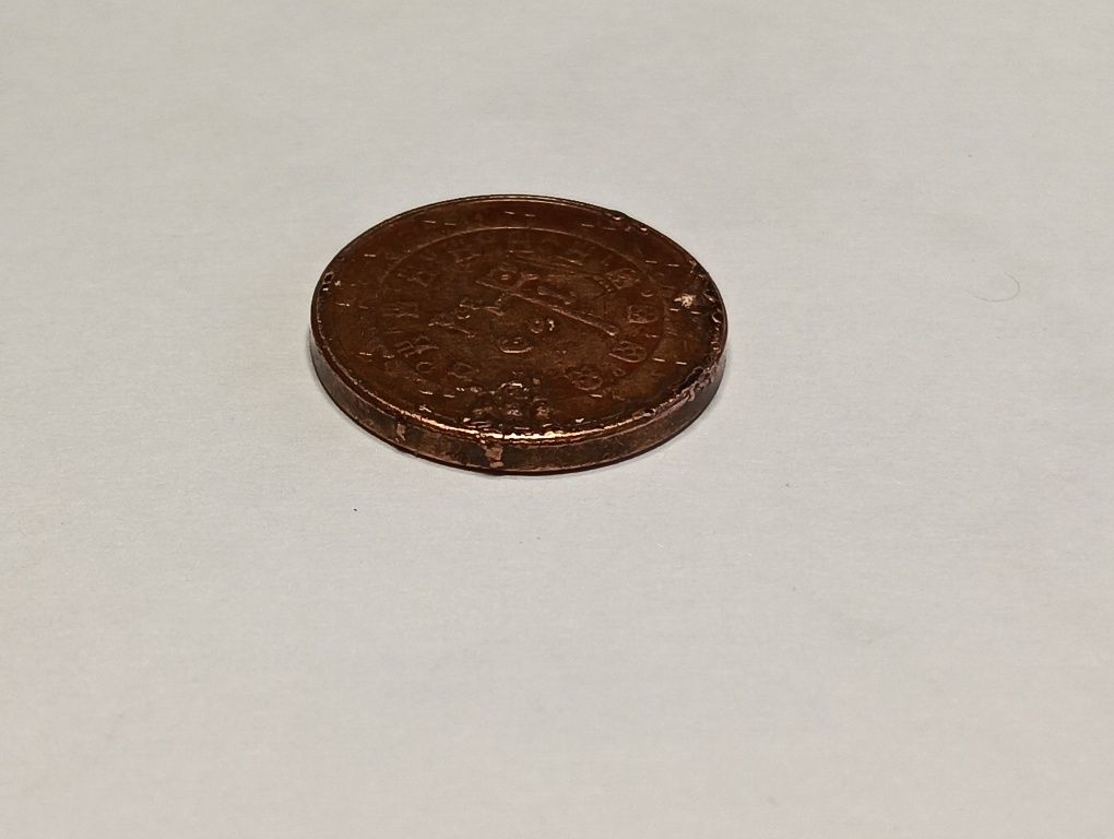 1 Cêntimo; Portugal; Km #740