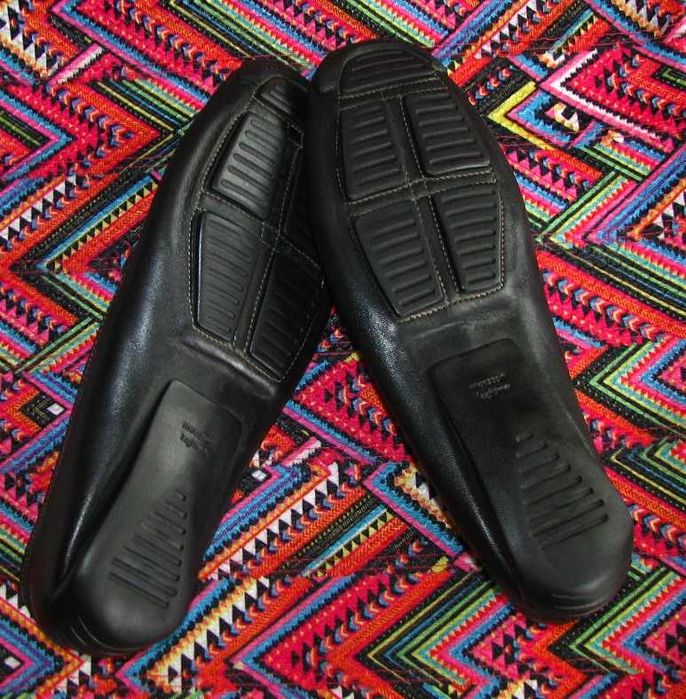 mokasyny czarny skóra wygodne 40