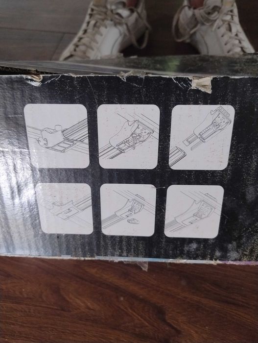 Bagażnik dachowy na zintegrowane relingi do volkswagena Passata B8