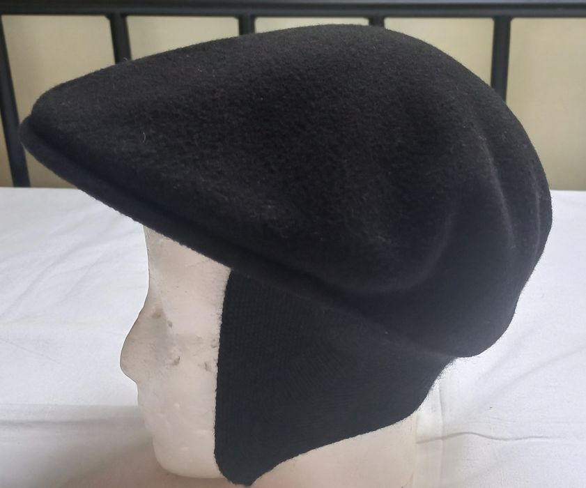 Kangol L męski wełniany kaszkiet czapka z daszkiem uszanka