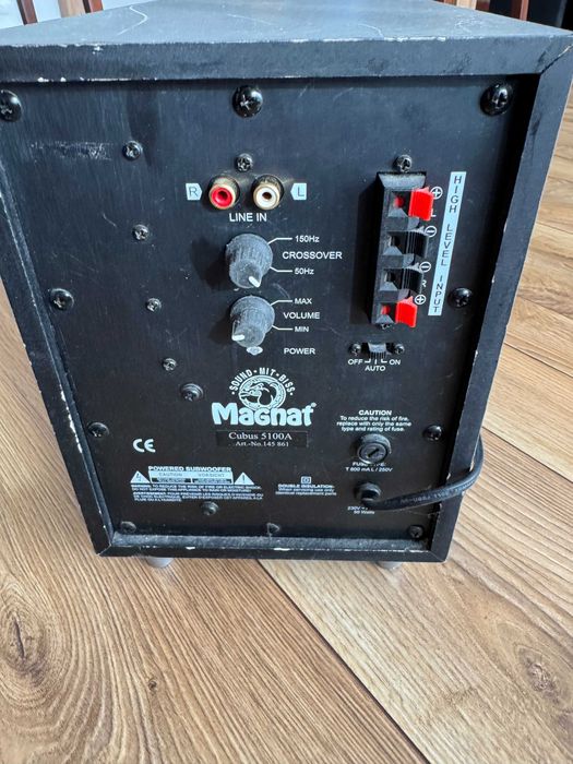 Magnat Cubus 5100A – mocny, solidny subwoofer aktywny (50 W RMS)