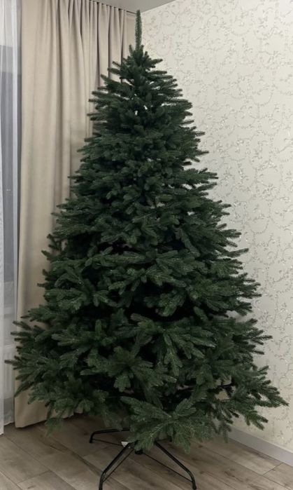 Ялинка штучна зелена засніжена блакитна пвх лита сосна звичайна